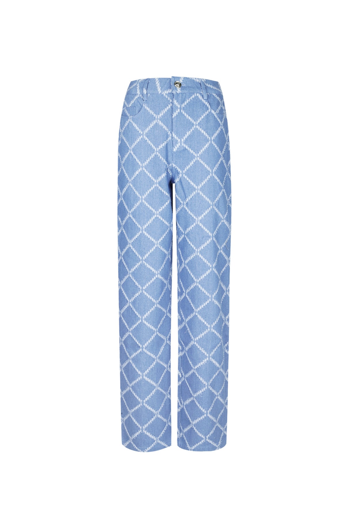 Damen Hose Karo Baumwolle | Baumwolle | Mehrfarbig