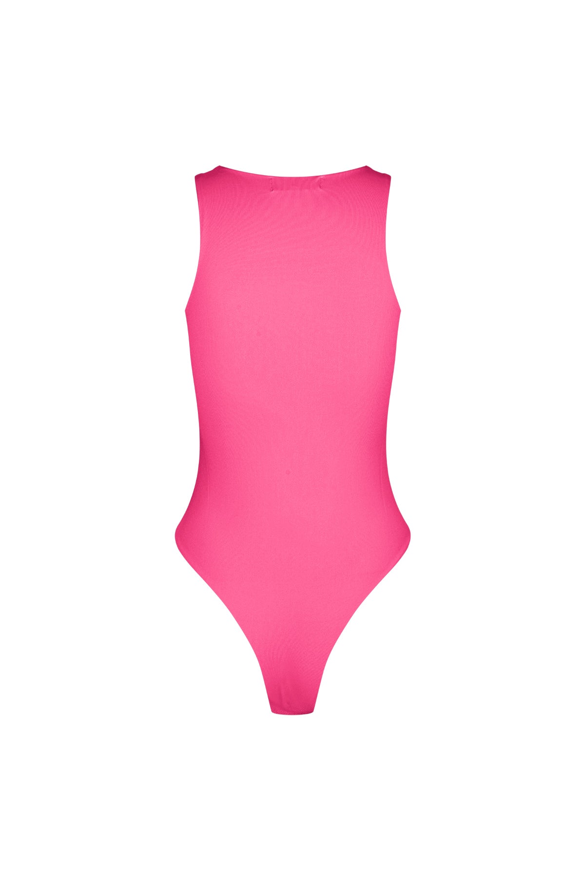 Polyester Damen Ärmelloses Body High Neck Form-Fitting