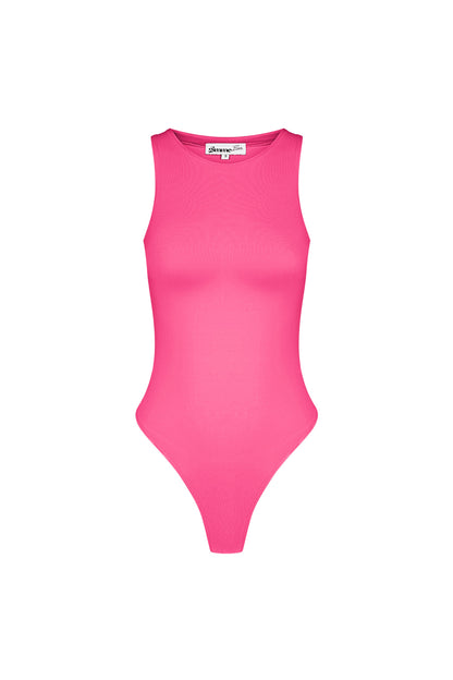 Polyester Damen Ärmelloses Body High Neck Form-Fitting