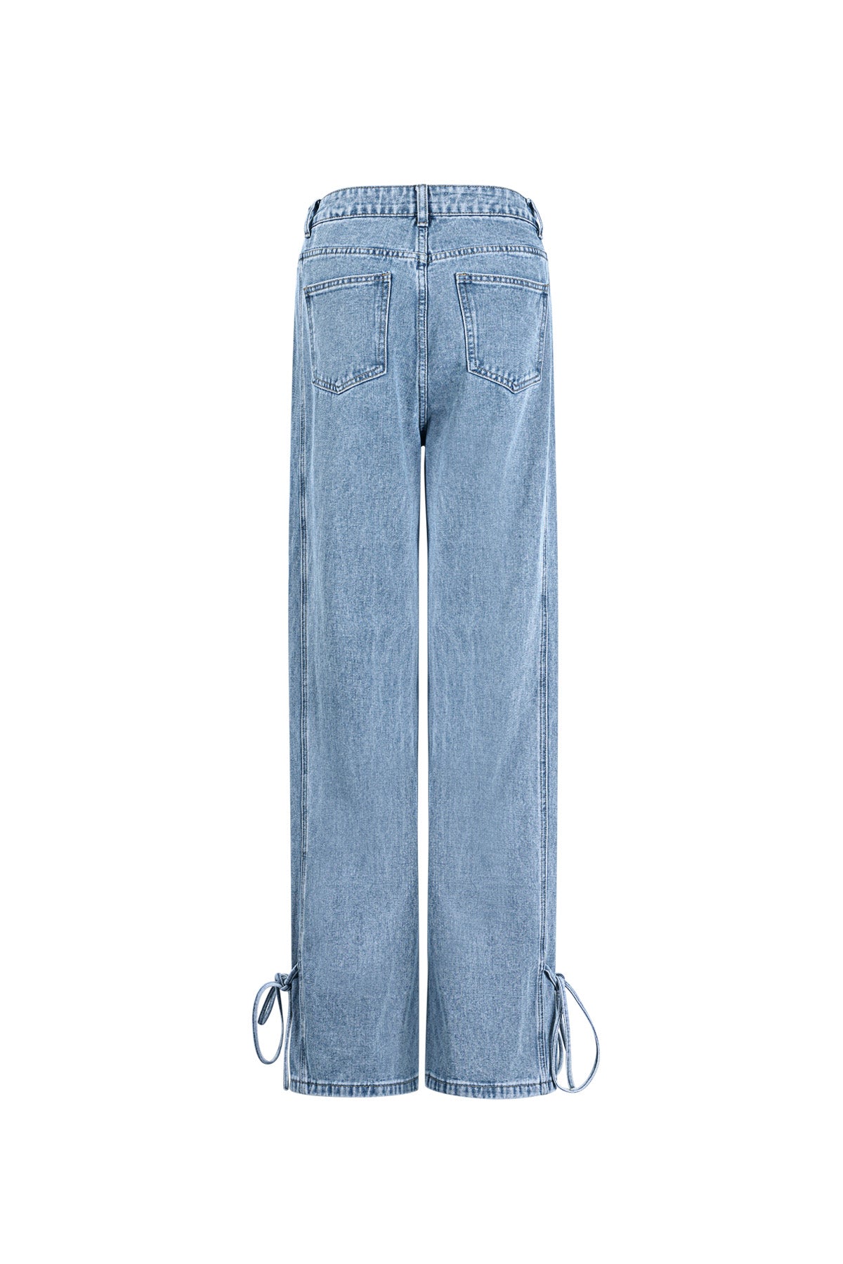 Damen Jeans Knotendetail | Baumwolle | Mehrfarbig