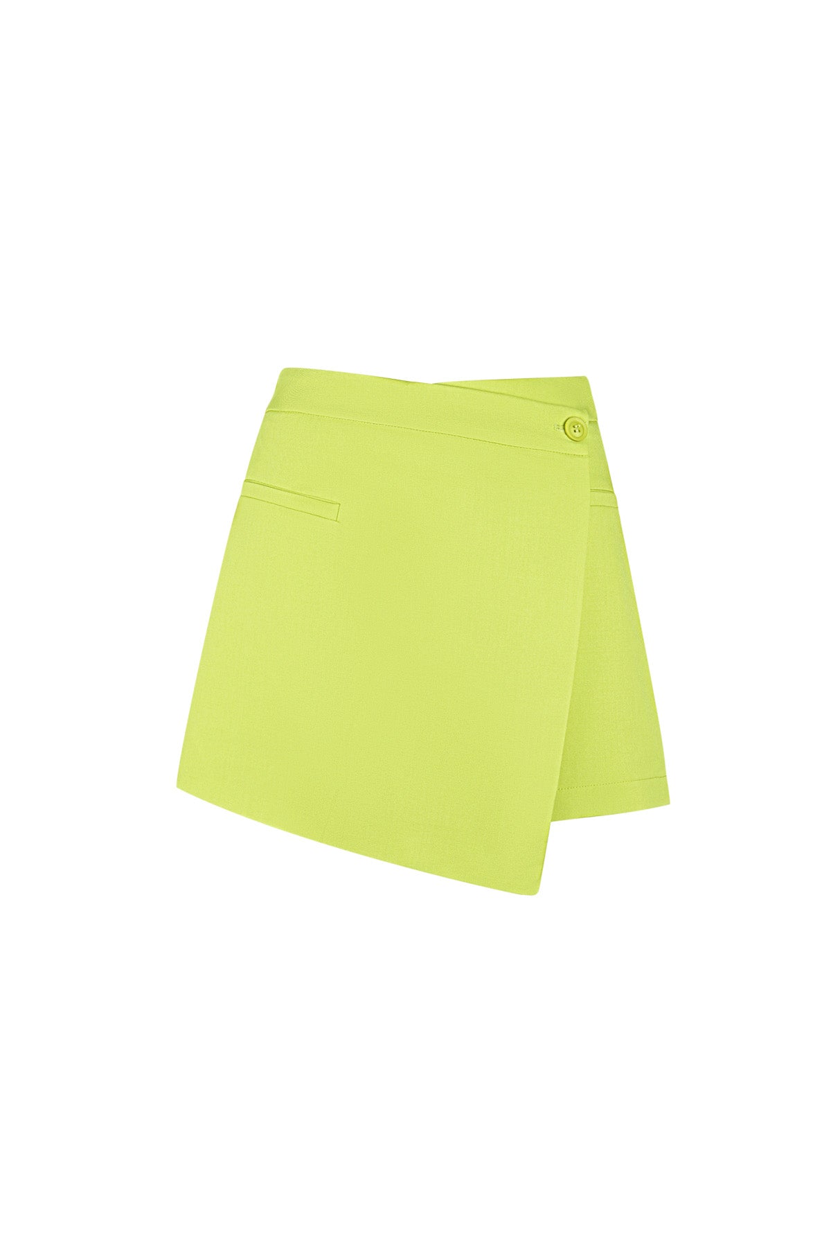 damen minirock asymmetrisch wrap | polyester | mehrfarbig