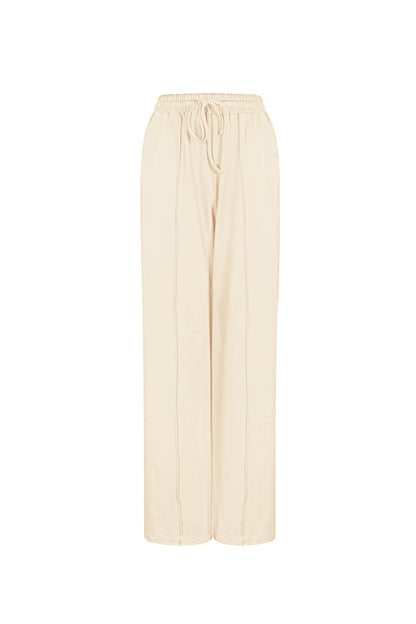 Damen Weithose Zugband | Baumwolle | Mehrfarbig