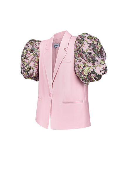 Damen Anzug Set Farbkontrast Elegant | Polyester | Grün