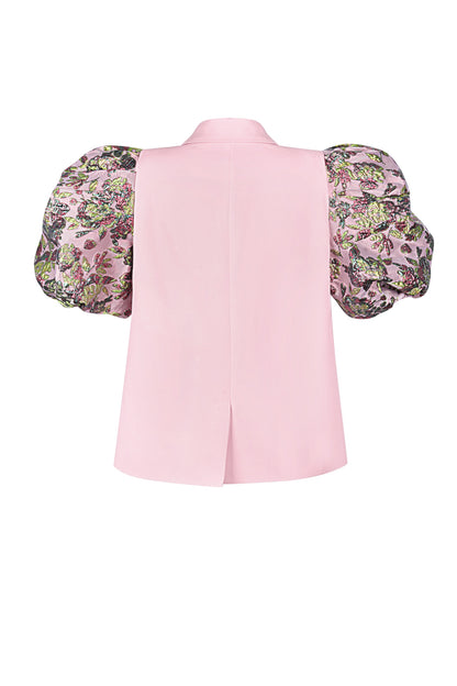 Damen Anzug Set Farbkontrast Elegant | Polyester | Grün