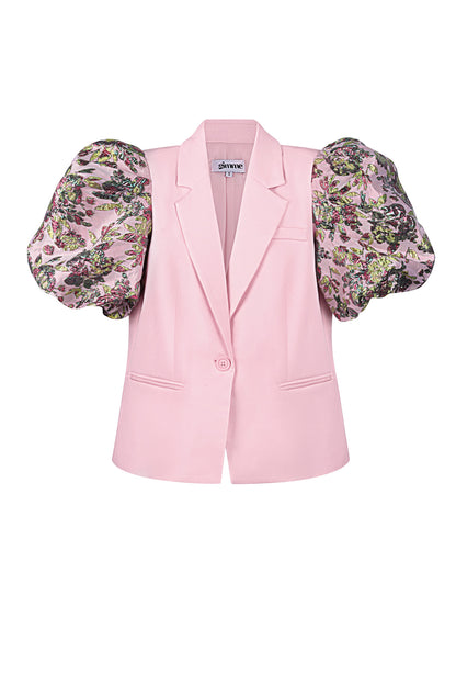 Damen Anzug Set Farbkontrast Elegant | Polyester | Grün