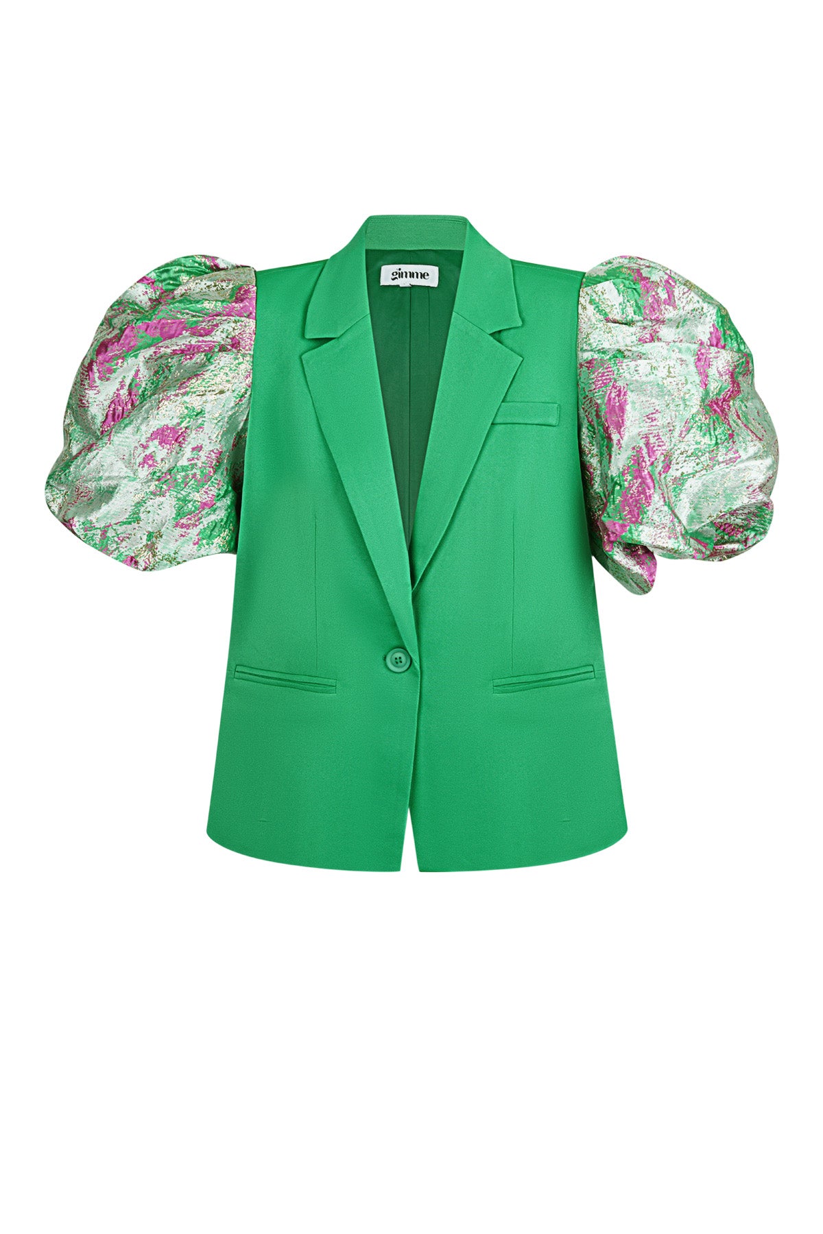 Damen Anzug Set Farbkontrast Elegant | Polyester | Grün