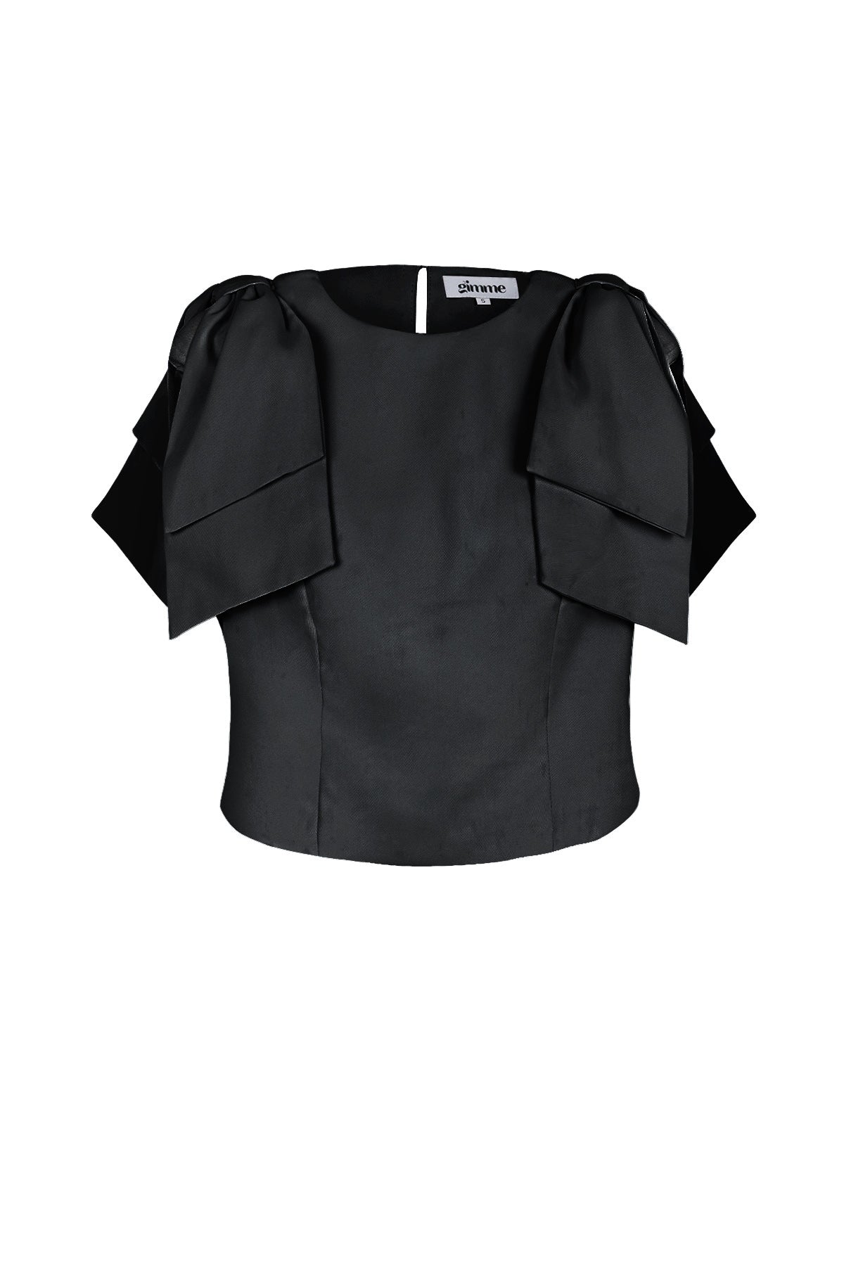 Damen Top Kurzarm Rüschenärmel | Polyester | Mehrfarbig