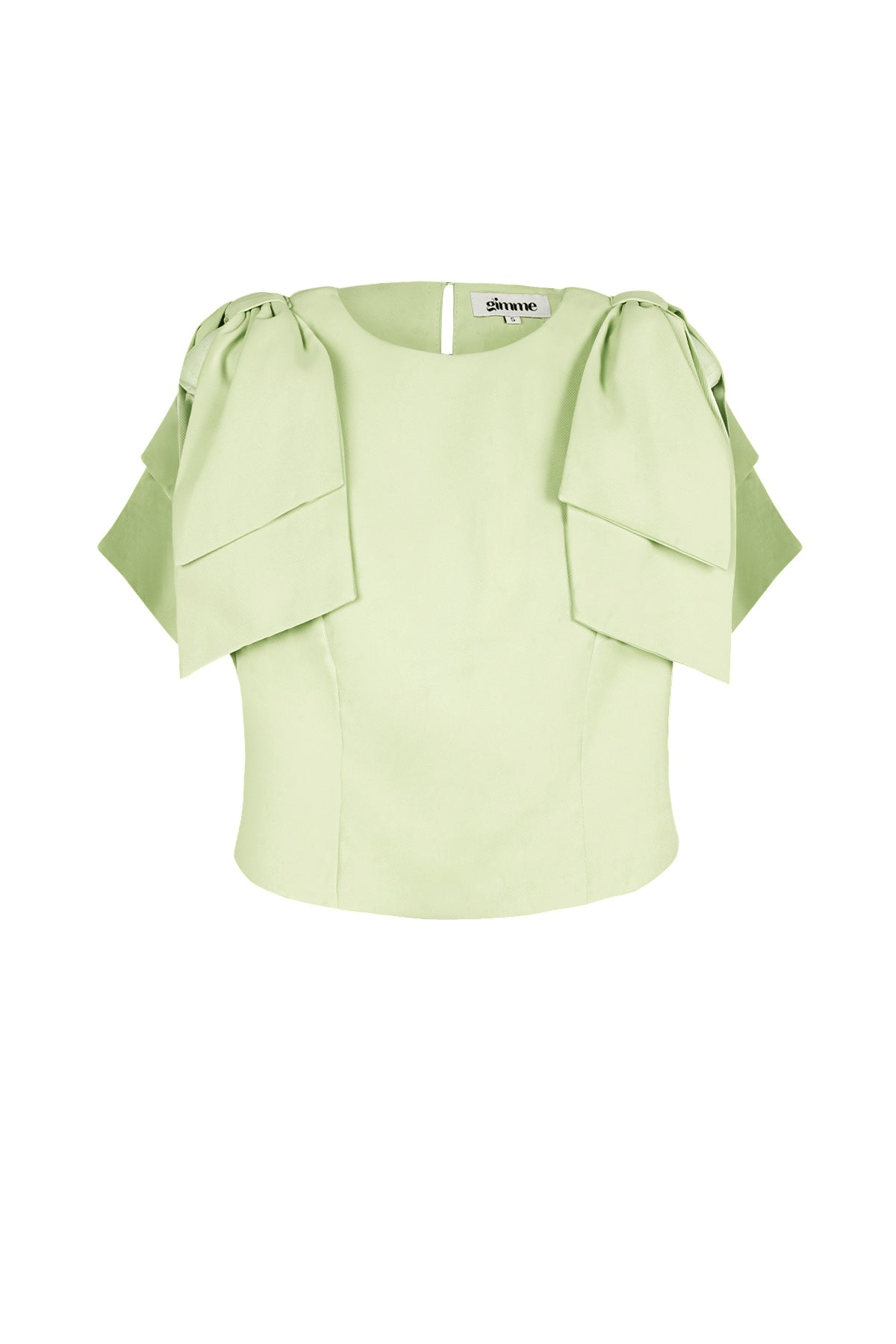 Damen Top Kurzarm Rüschenärmel | Polyester | Mehrfarbig