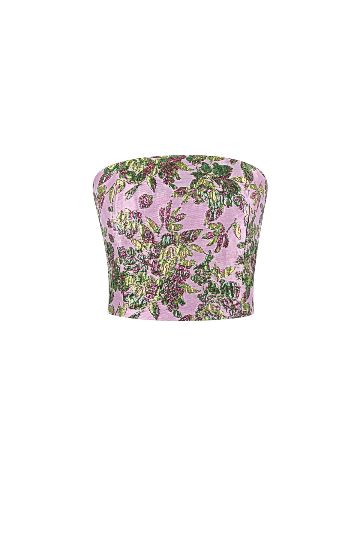 damen top blumenmuster ärmellos | polyester | sekt