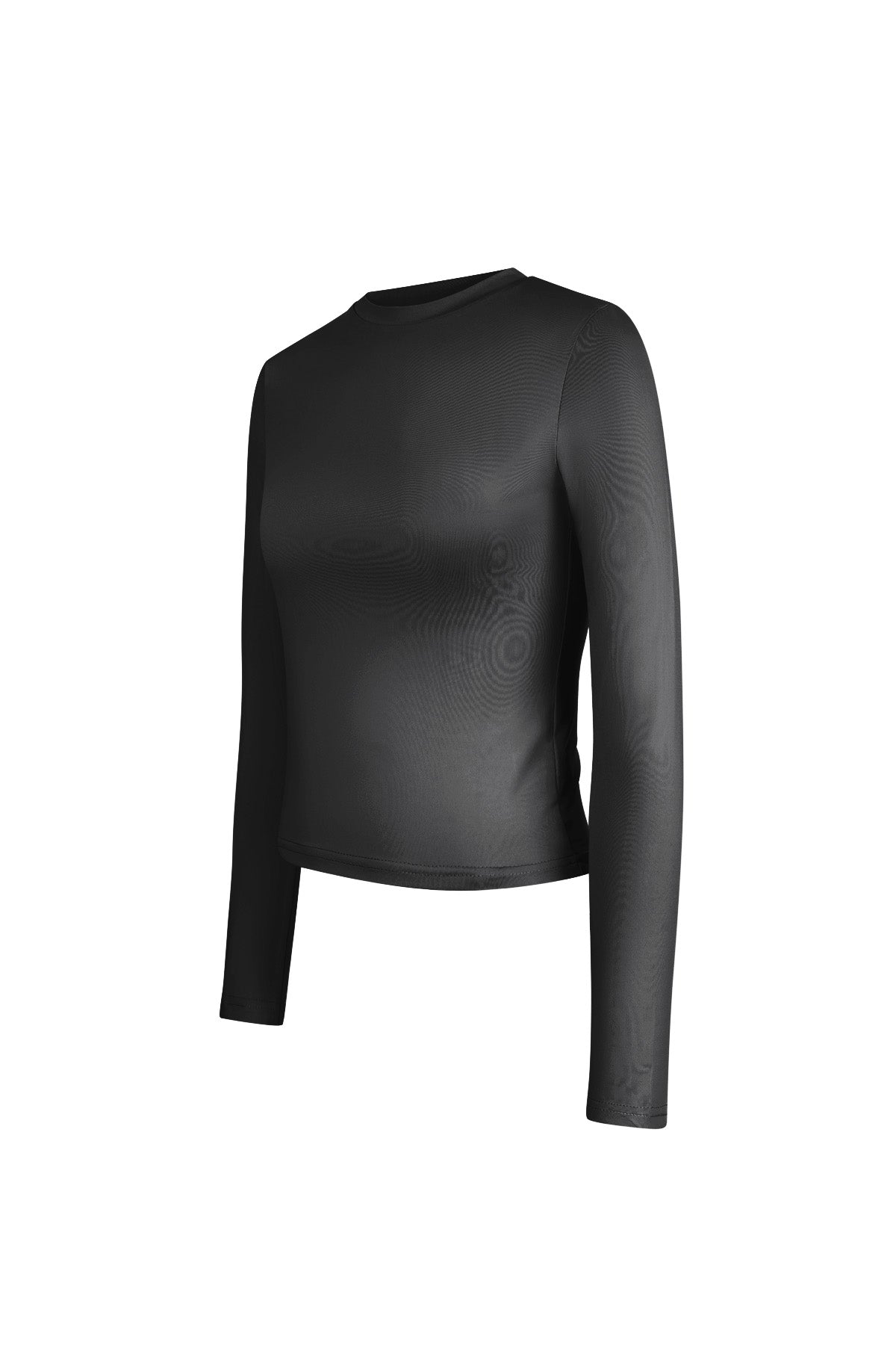 damen langarmshirt bodycon modern | polyester | grün