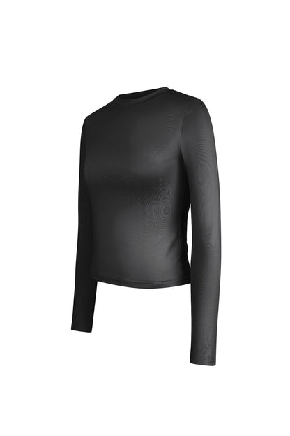Damen Langarmshirt Bodycon Modern | Polyester | Grün