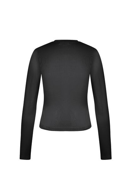 Damen Langarmshirt Bodycon Modern | Polyester | Grün