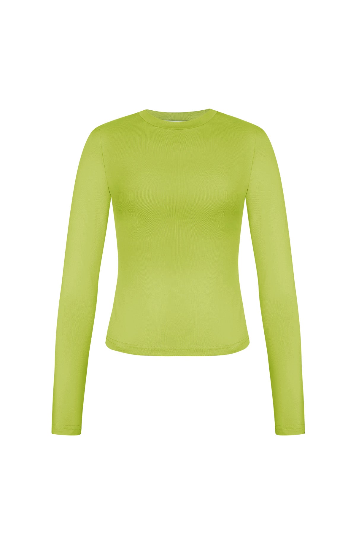 Damen Langarmshirt Bodycon Modern | Polyester | Grün