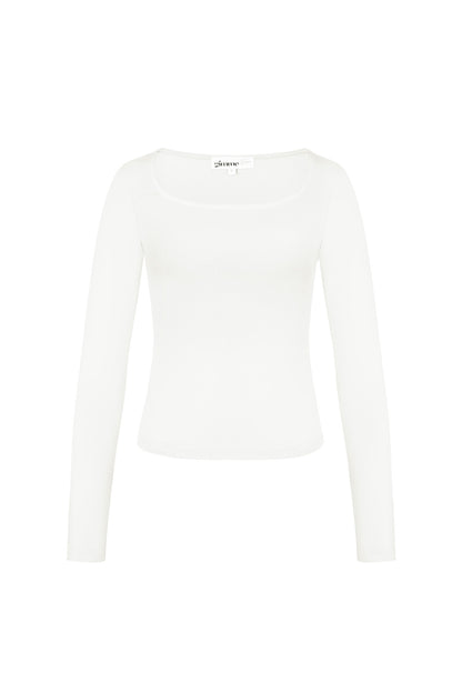 Damen Crop-Top Quadrat Ausschnitt | Polyester | Schwarz