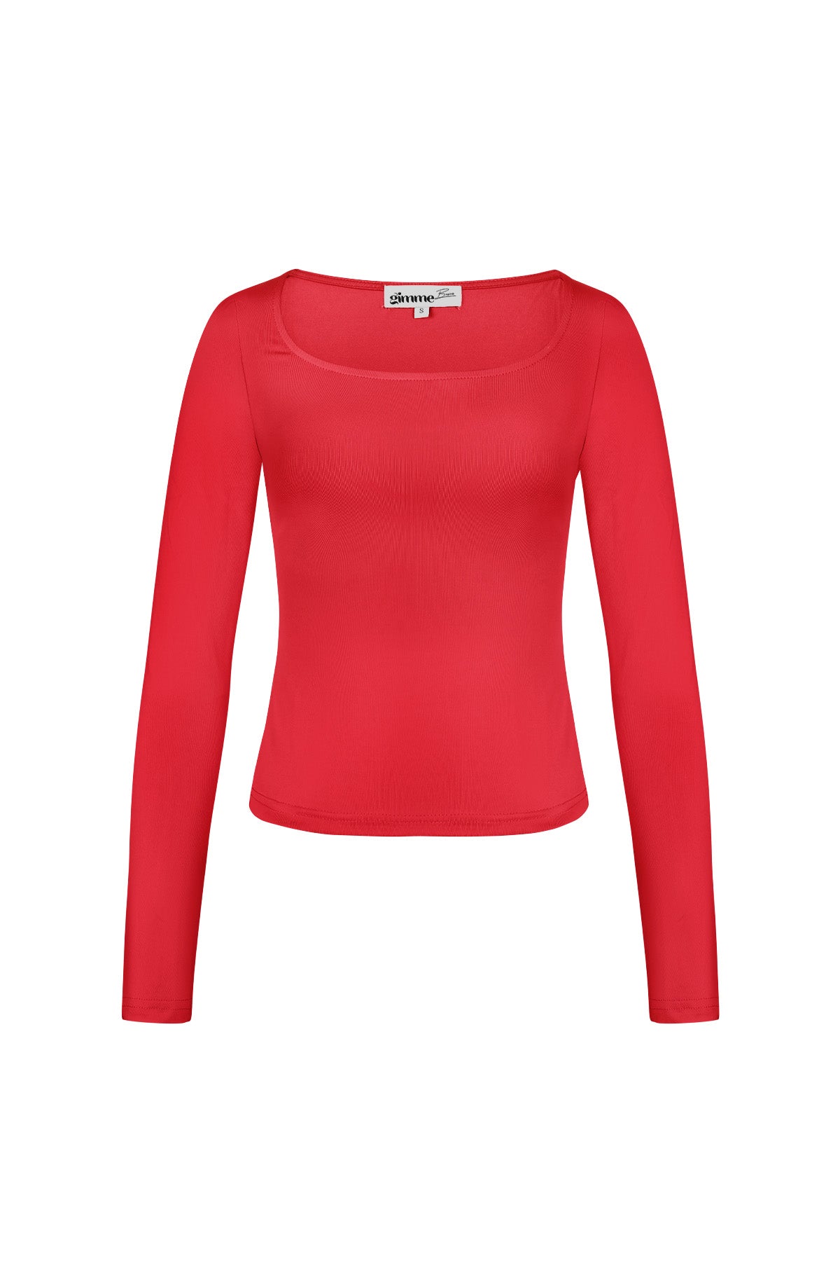 damen crop-top quadrat ausschnitt | polyester | schwarz