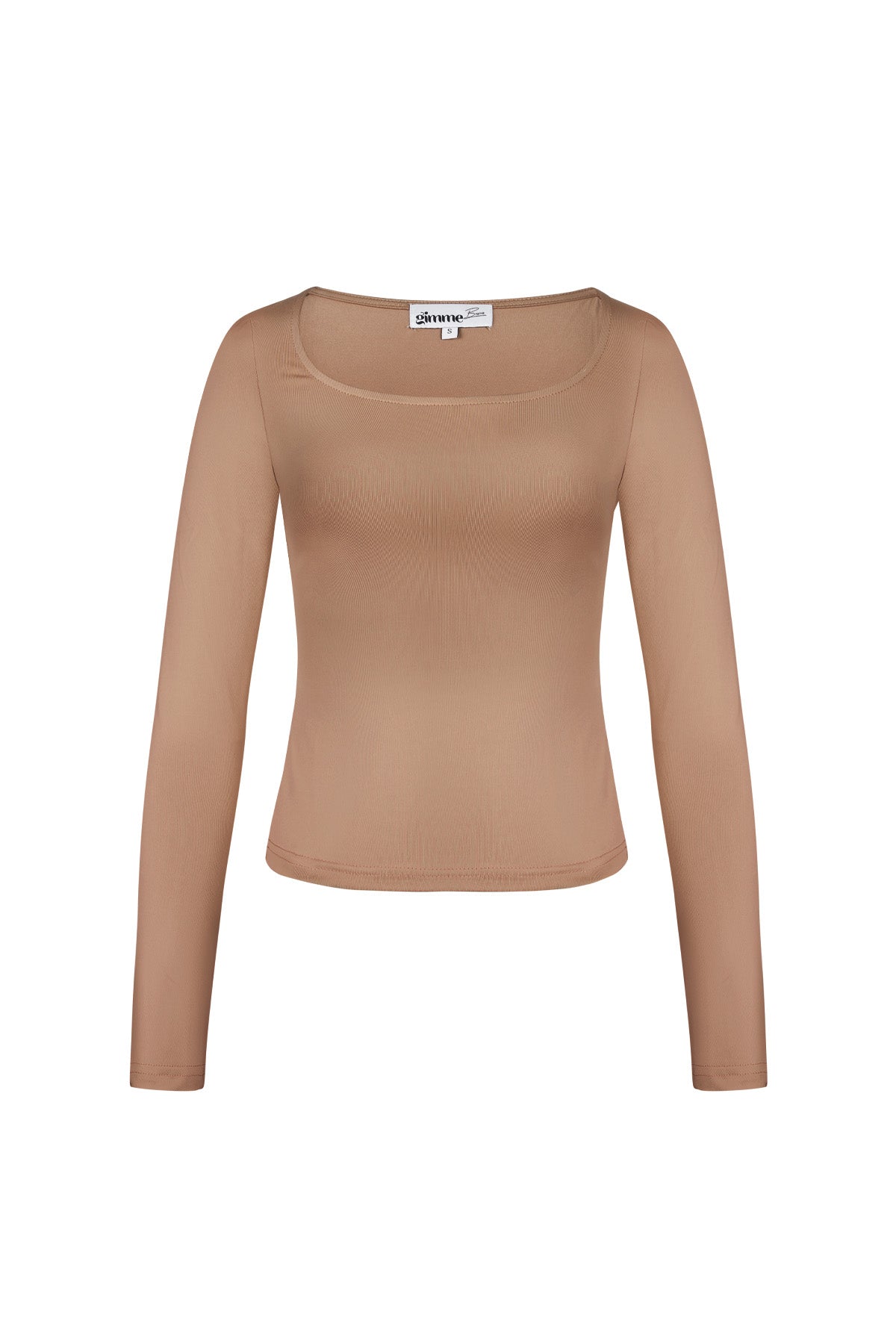 Damen Crop-Top Quadrat Ausschnitt | Polyester | Schwarz
