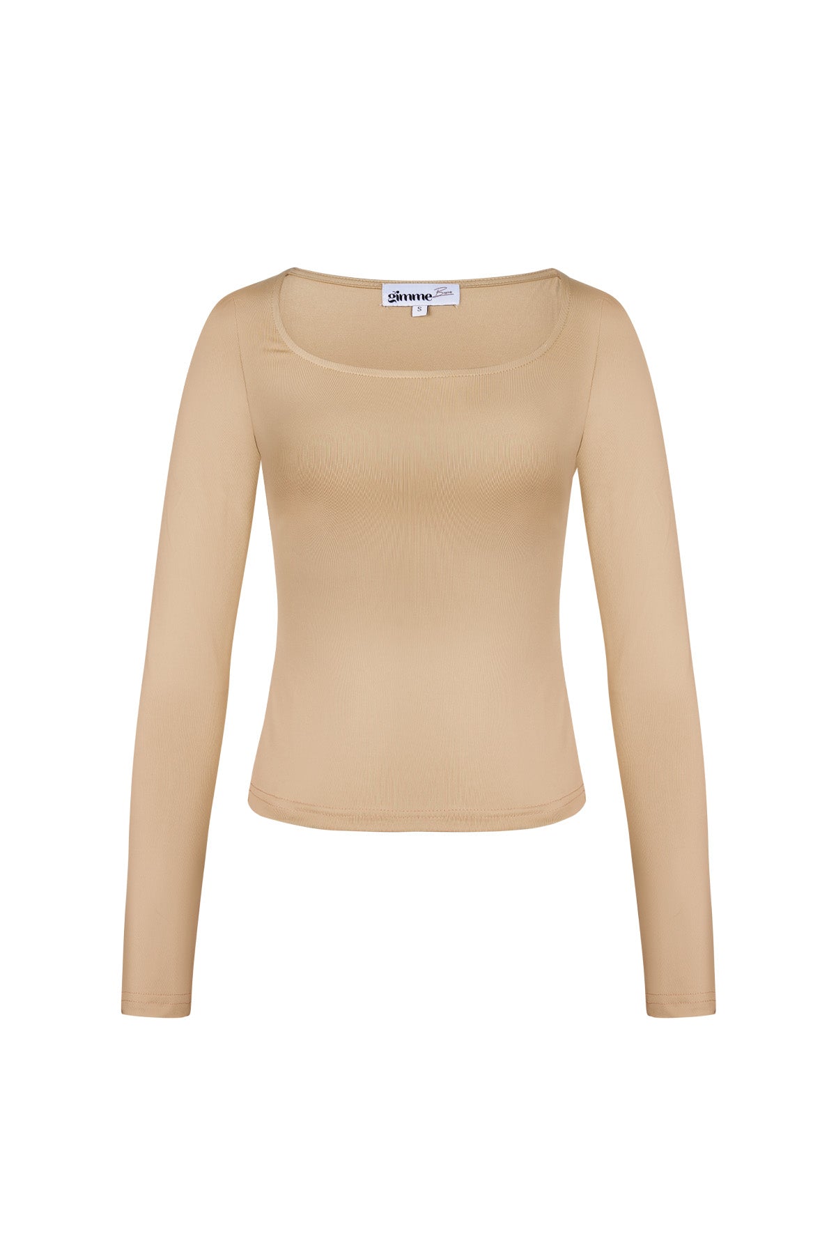 Damen Crop-Top Quadrat Ausschnitt | Polyester | Schwarz