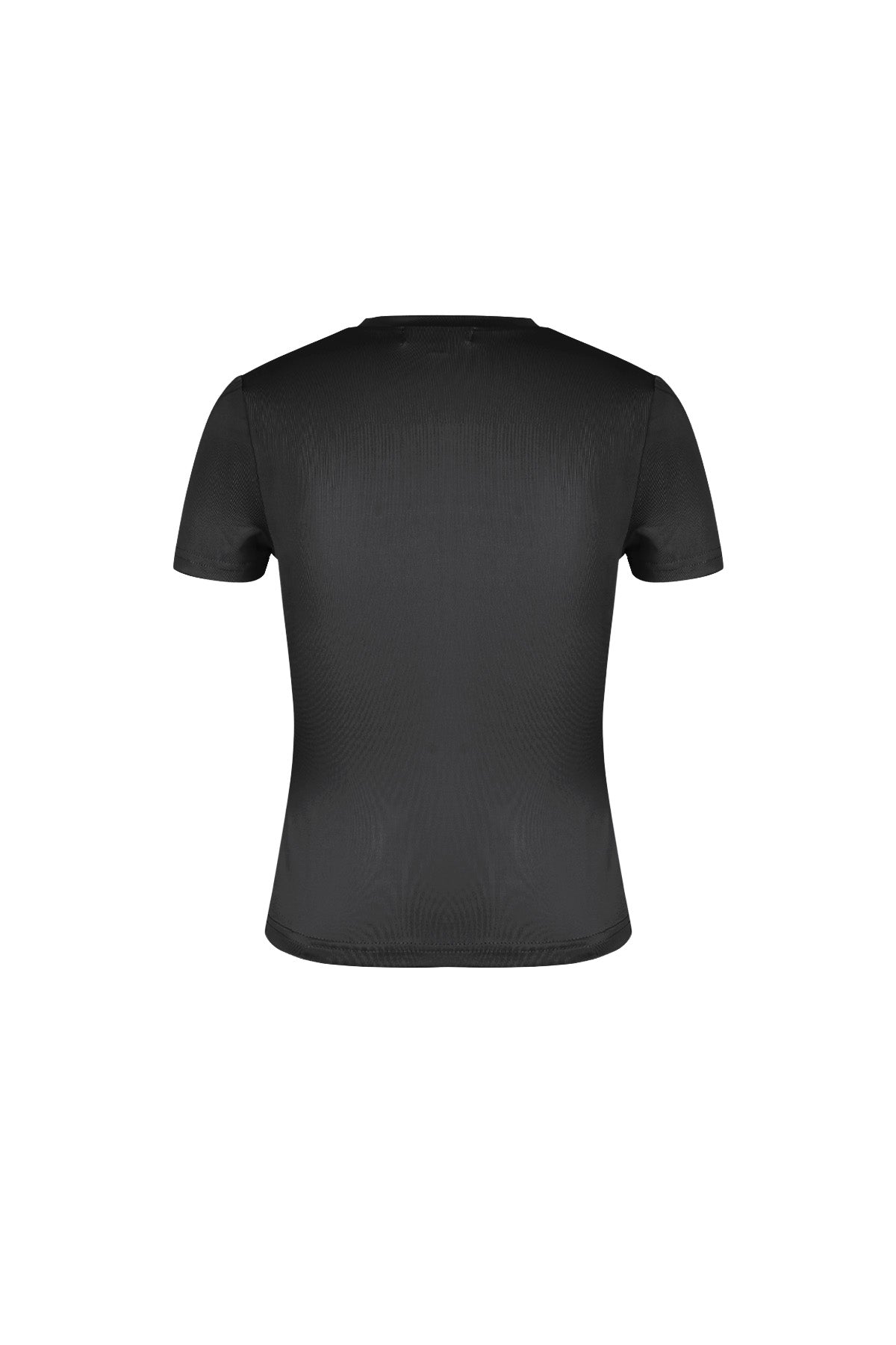 Damen Top Bodycon Kurzarm | Polyester | Braun