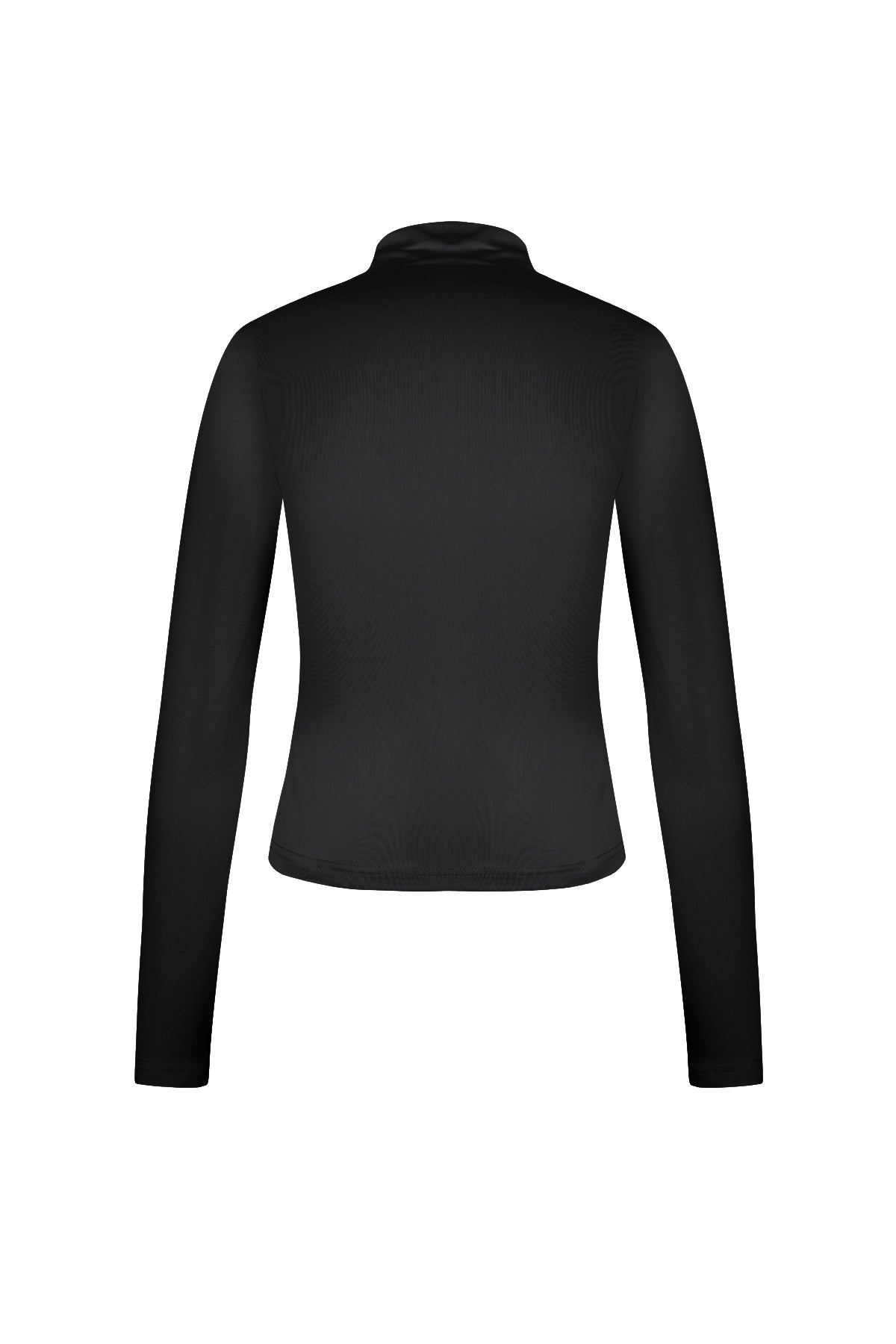 damen langarmshirt rippstrick stehkragen | polyester | mehrfarbig