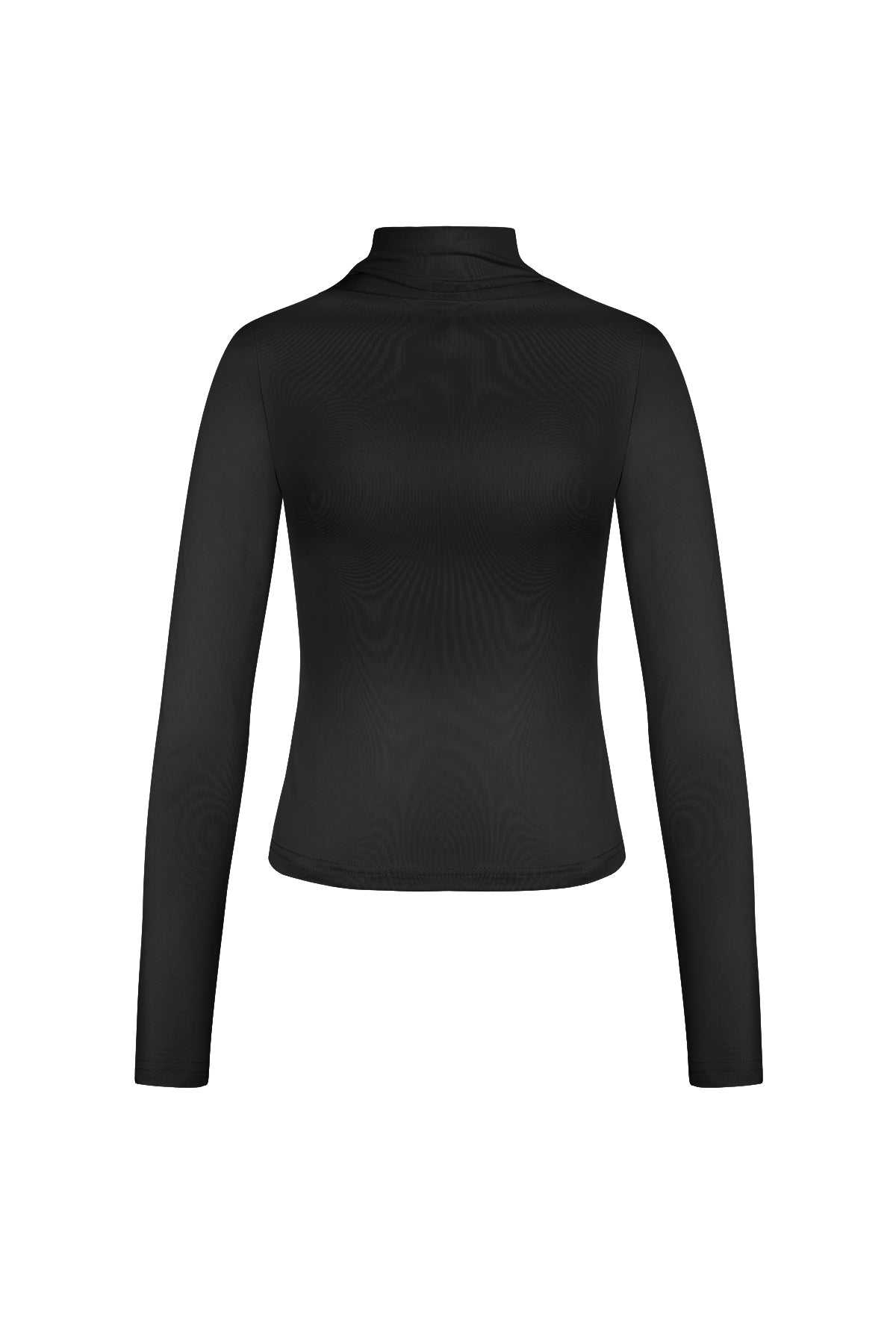 damen langarmshirt rippstrick stehkragen | polyester | mehrfarbig