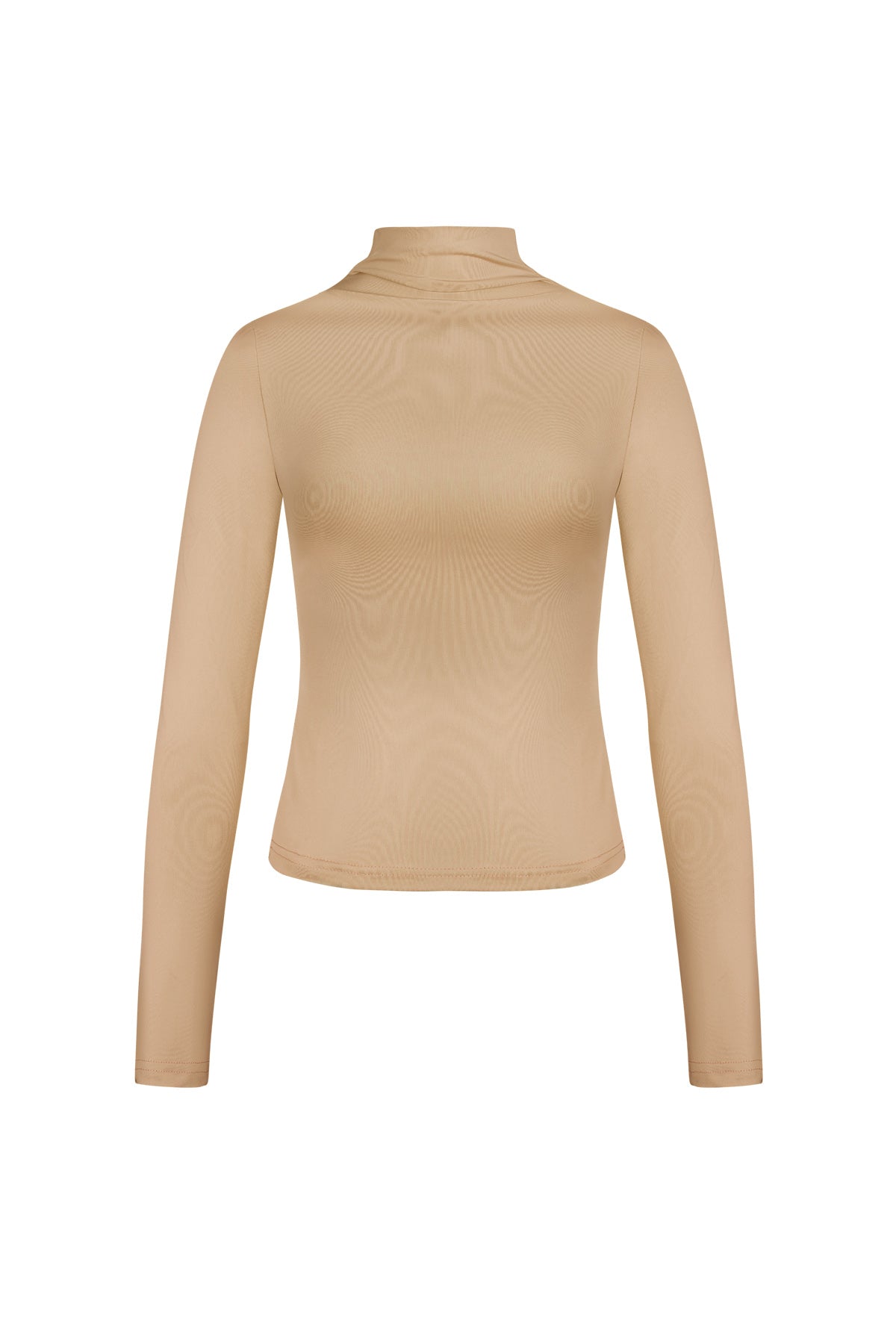 damen langarmshirt rippstrick stehkragen | polyester | mehrfarbig