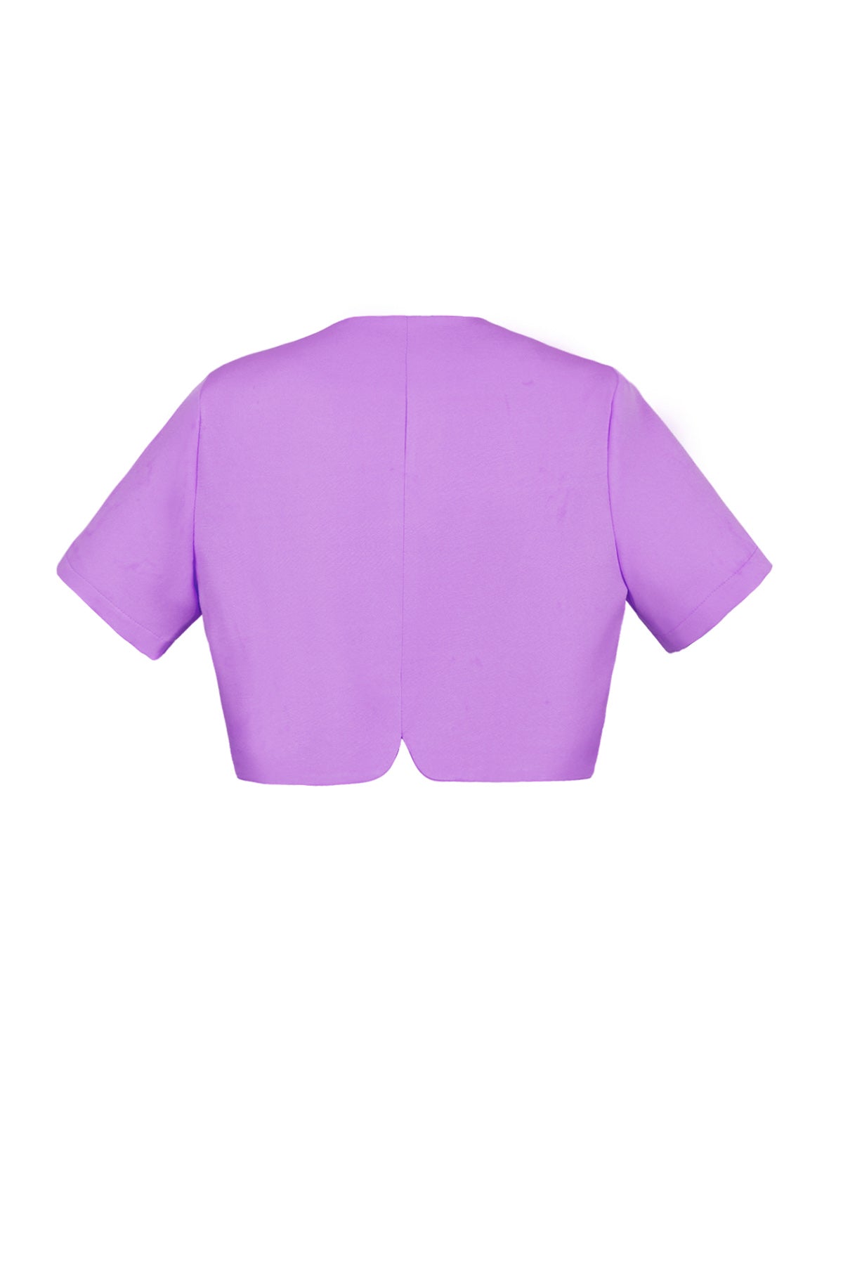 Damen Top Kurzarm Knopfleiste | Polyester | Mehrfarbig