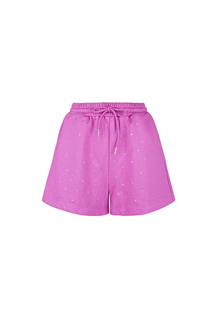 Damen Shorts Zugband Premium | Baumwolle | Grün