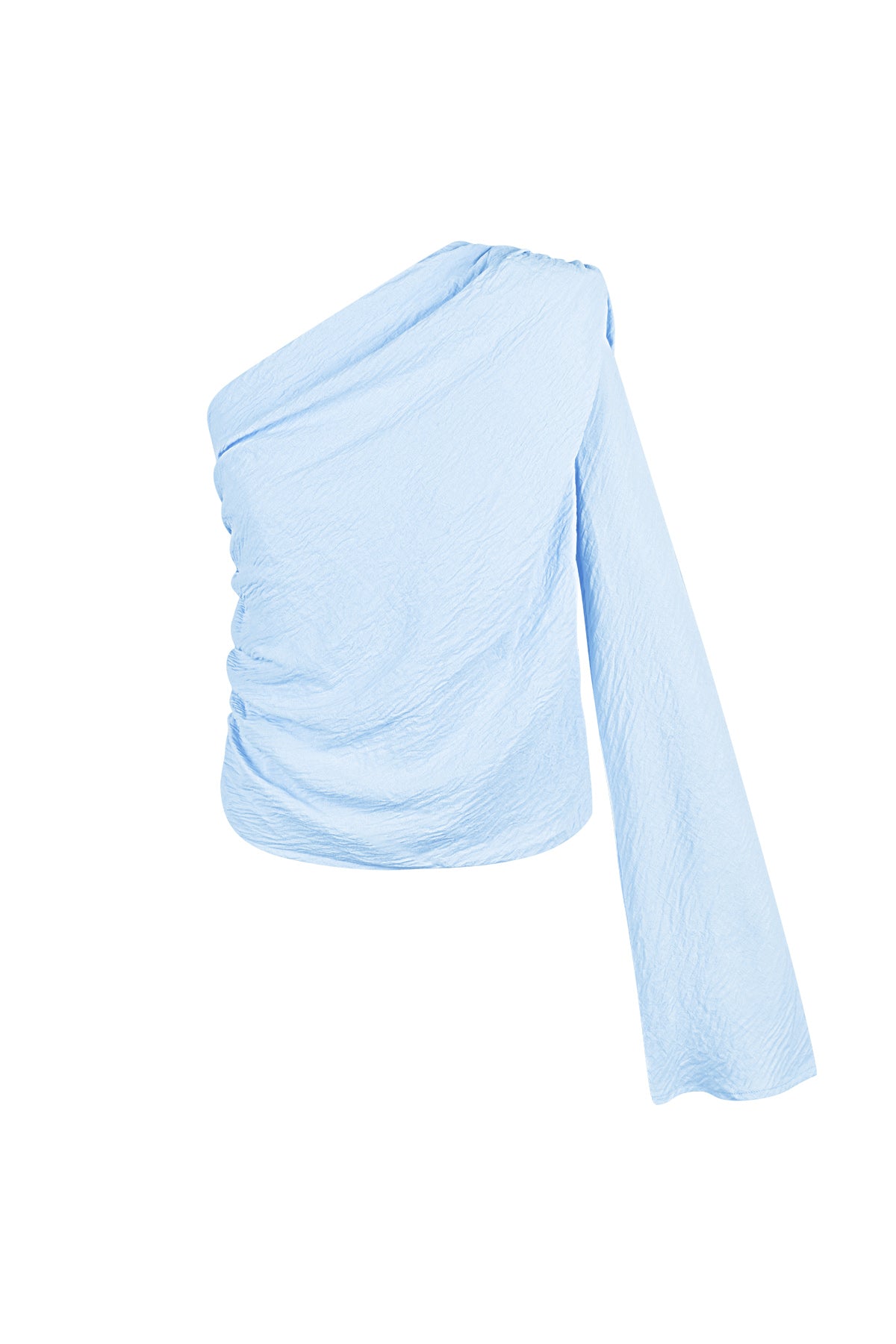 Damen Langarmshirt Ein-Schulter Asymmetrisch | Polyester | Mehrfarbig