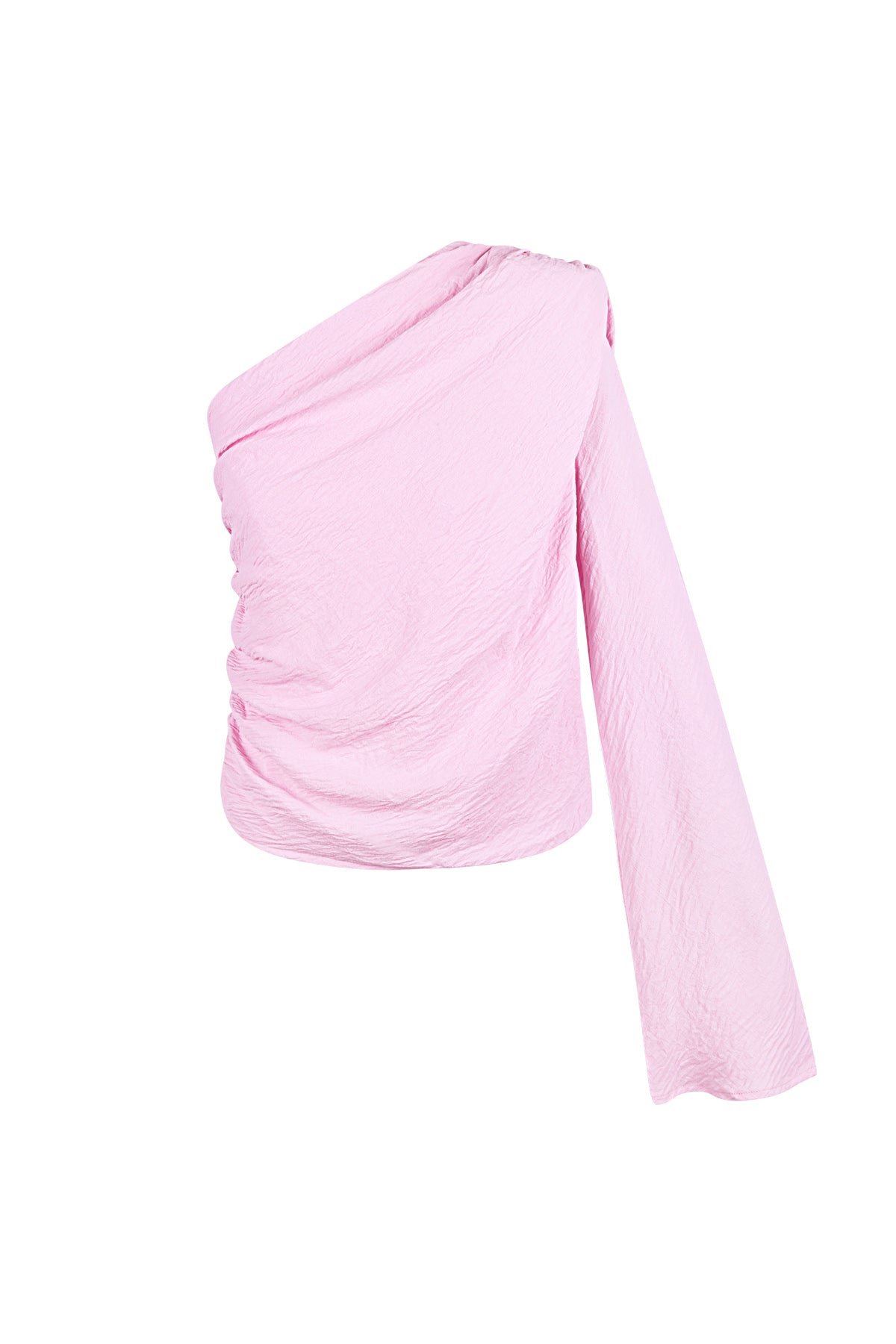 damen langarmshirt ein-schulter asymmetrisch | polyester | mehrfarbig