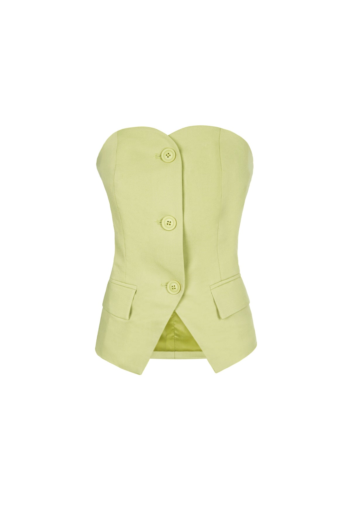 damen top strukturiert knopfdesign | polyester | mehrfarbig