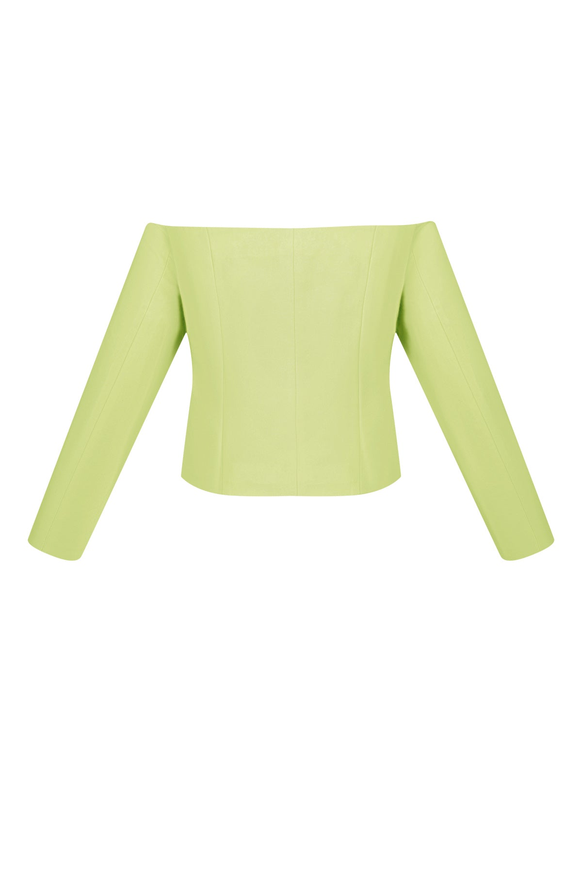 Damen Top Off-Shoulder Knopfleiste | Polyester | Mehrfarbig