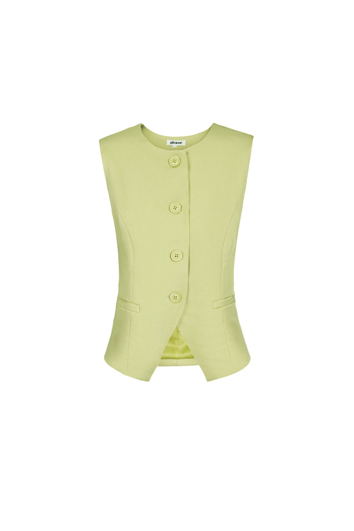 Damen Top Strukturiert Knopf | Polyester | Mehrfarbig
