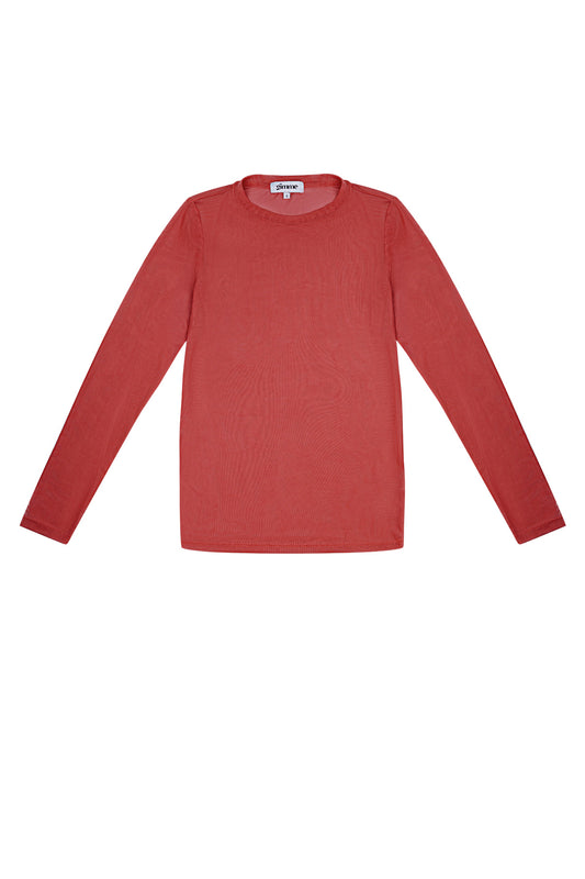 Damen Langarmshirt Mesh | Polyester | Mehrfarbig