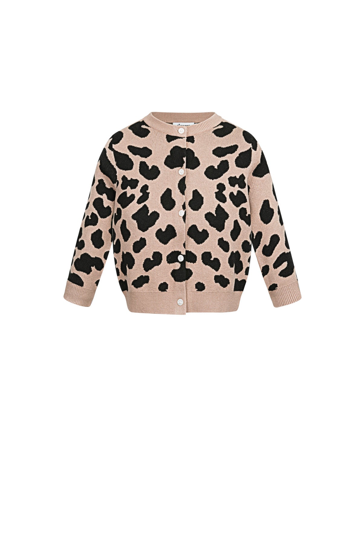 Damen Cardigan Leopardenmuster Viskose | Viskose | Mehrfarbig