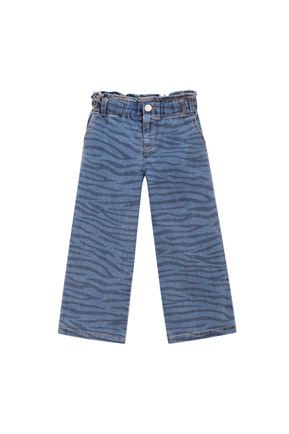 Damen Jeans Zebra Indigo | Baumwoll-Denim | Blau