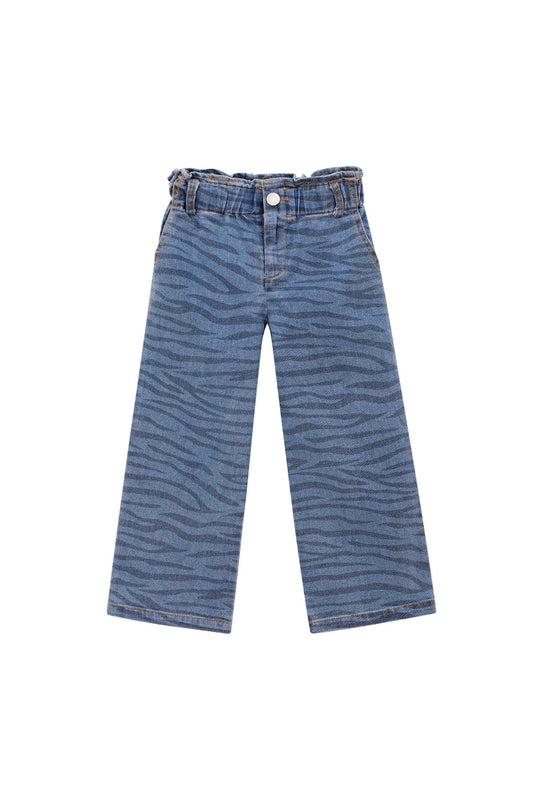 Damen Jeans Zebra Indigo | Baumwoll-Denim | Blau