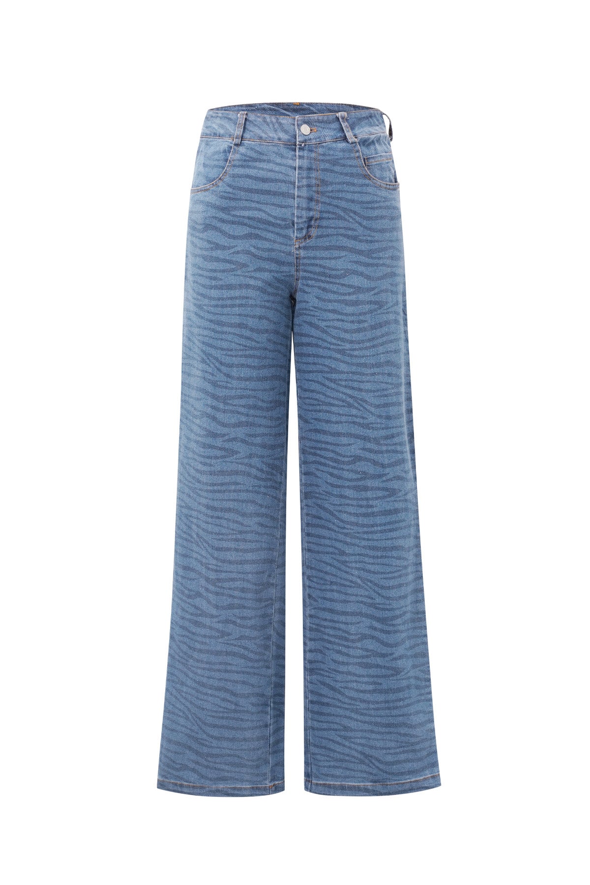 Damen Jeans Indigo | Baumwolle | Blau