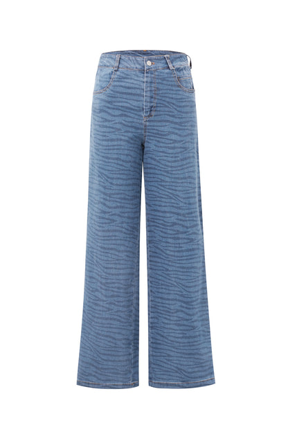 Damen Jeans Indigo | Baumwolle | Blau