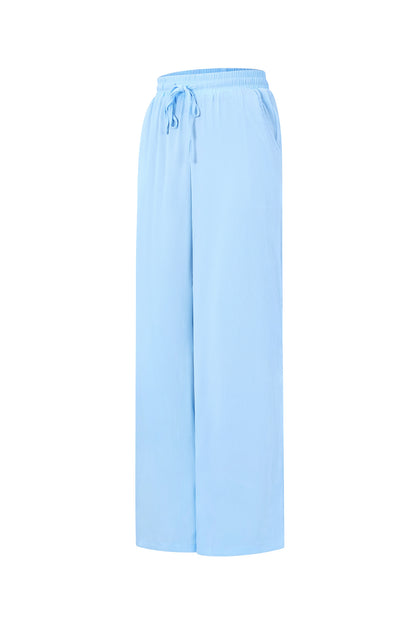 Damen Hose Gerade Uni | Polyester | Mehrfarbig
