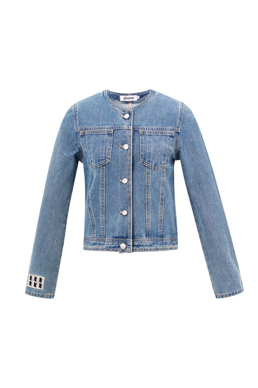 Damen Jeansjacke Kurz Classic | Denim | Blau