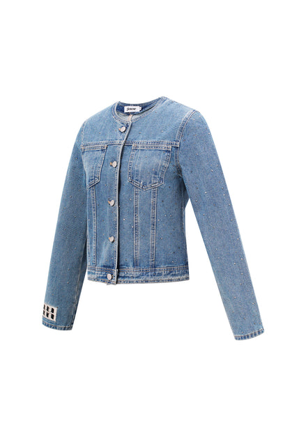 Damen Jeansjacke Kurz Classic | Denim | Blau