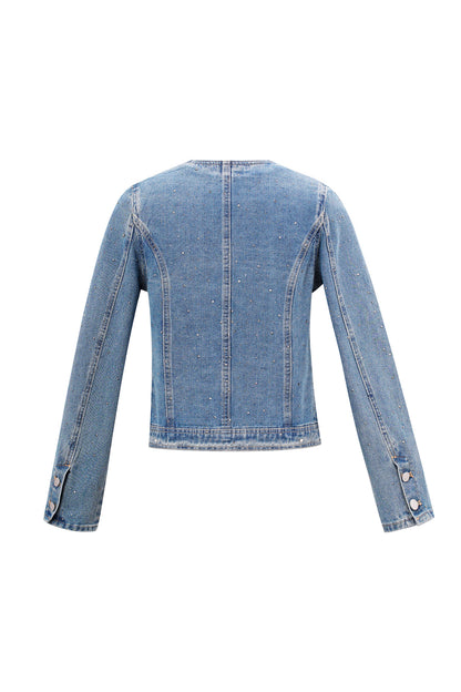 Damen Jeansjacke Kurz Classic | Denim | Blau
