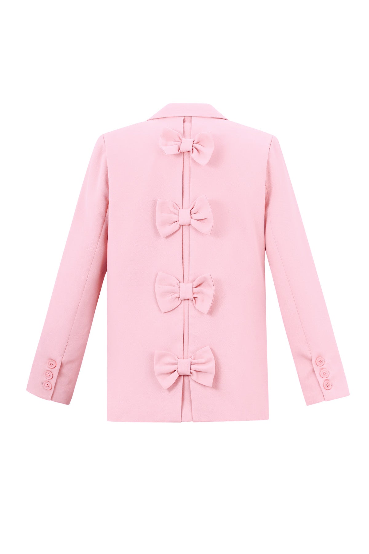 polyester damen anzug-set tailliert schleifen-detail