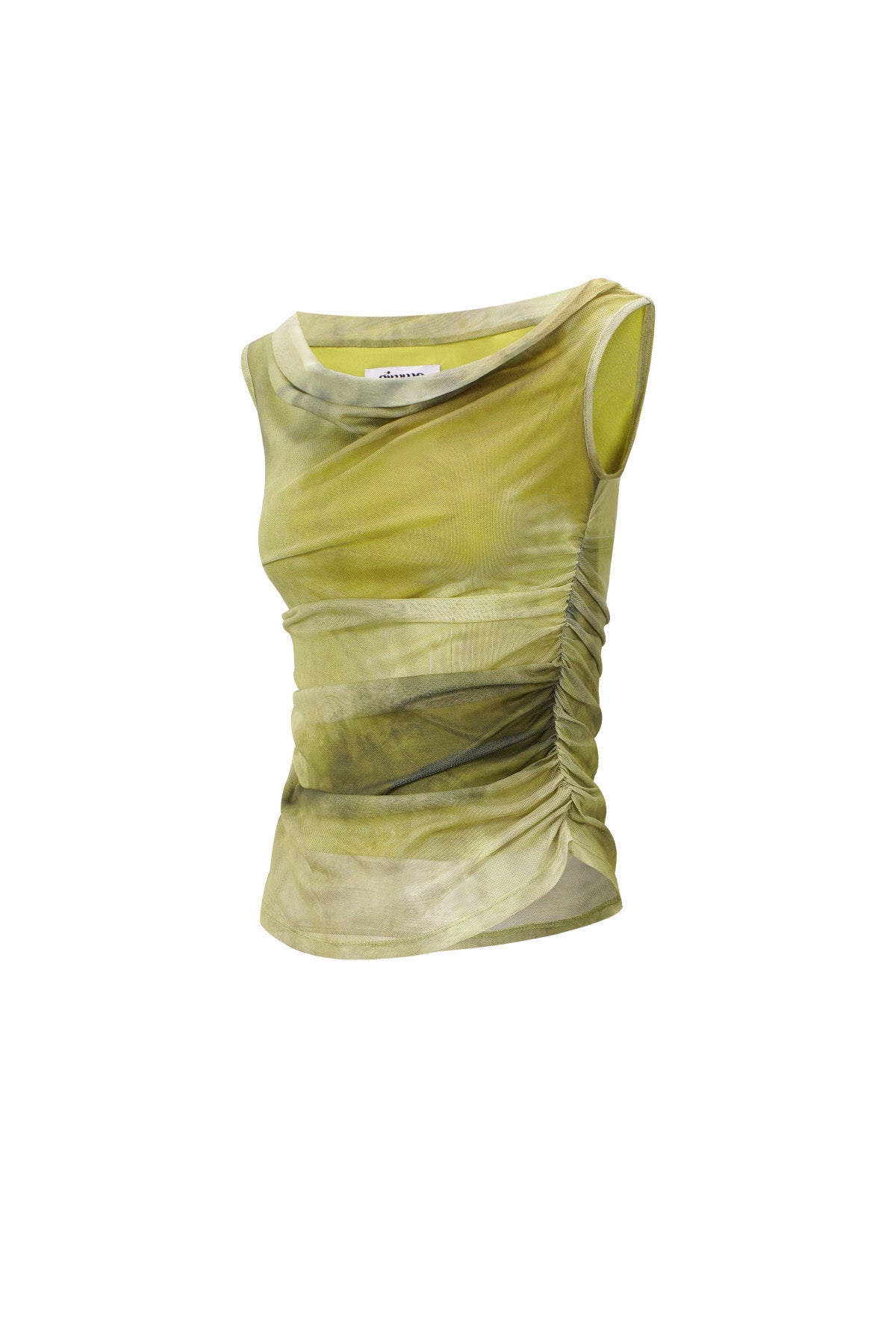 damen top transparent sommer | polyester | rosa