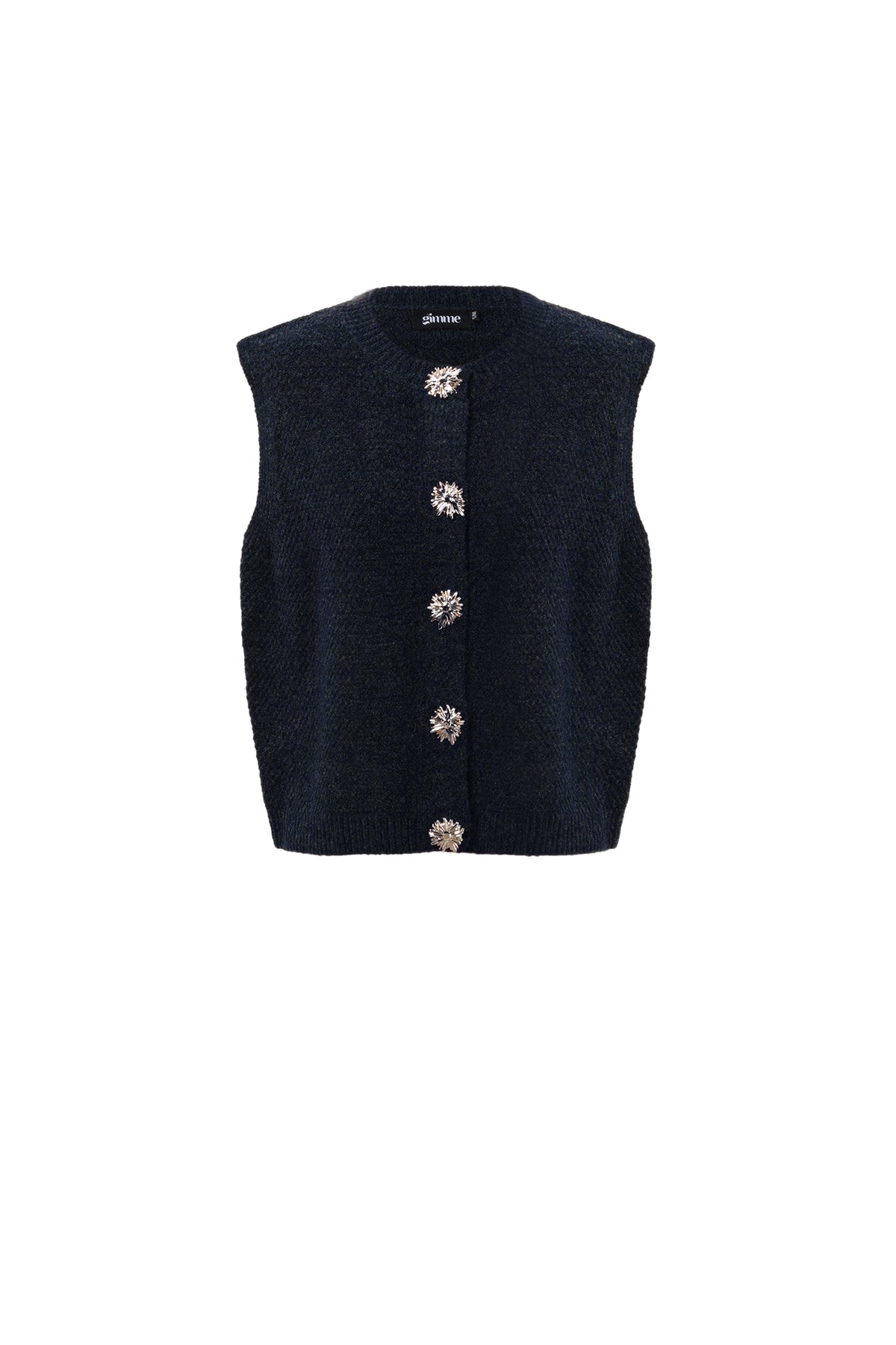 damen weste gestrickt edel | polyester | mehrfarbig