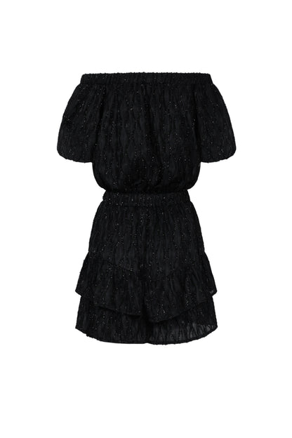 Gewebte Polyesterfasern Damen-Bodysuit Casual Einfarbig Rüschenrand
