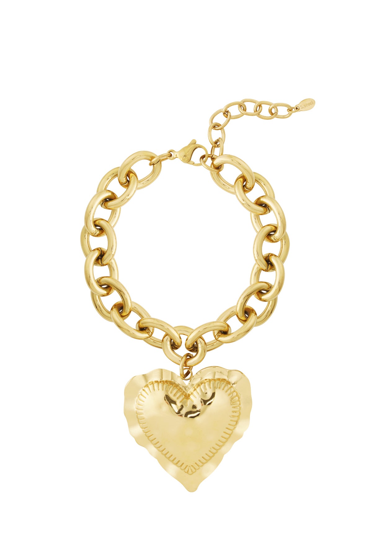 Damen Armband Herz Elegant | Edelstahl | Gold- und Silberfarbe