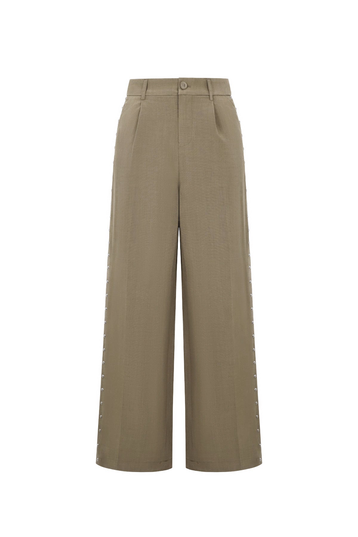 damen weithose herbst | polyester | braun