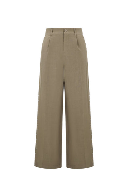 Damen Weithose Herbst | Polyester | Braun