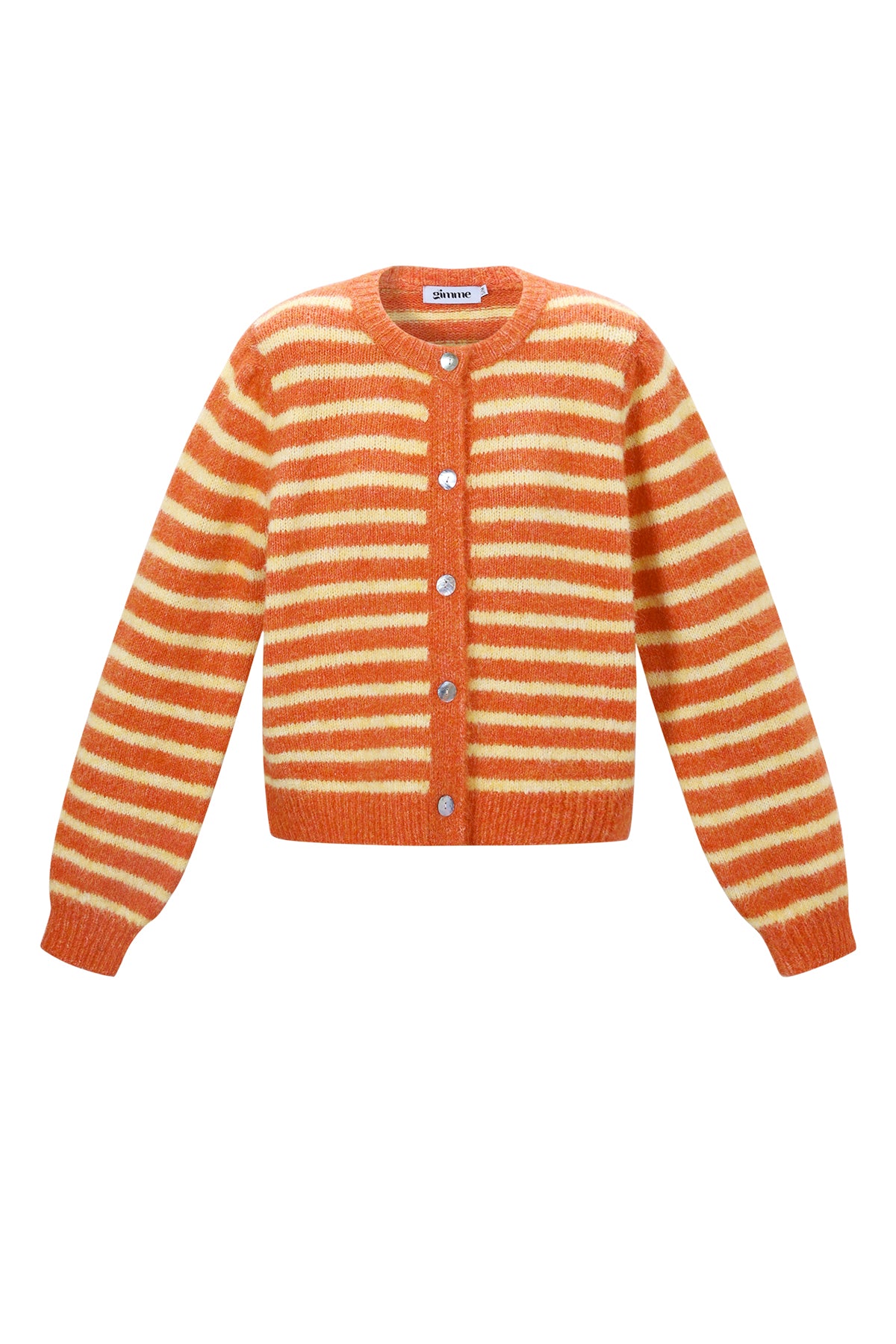 Damen Cardigan Gestreift | Polyester | Mehrfarbig